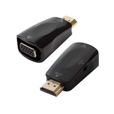 HDMI til VGA-adapter med 3,5 mm Dudio-port