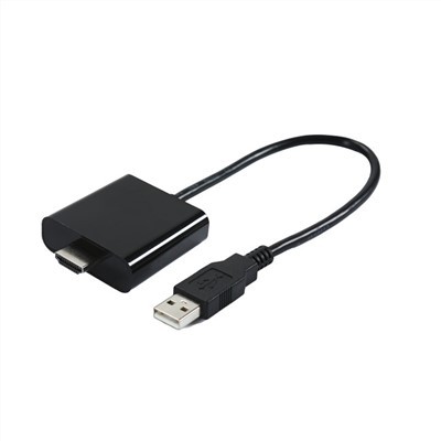 USB 2.0 hann-til-HDMI hann-adapterkabel