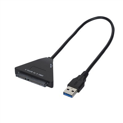 USB 3.0 AM til SATA 15 og 7 med DC-jackkabel