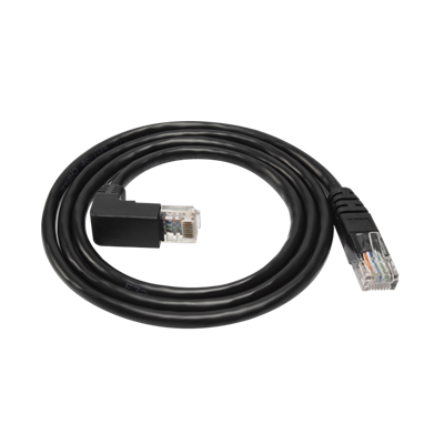 Nedover 90 graders vinkel RJ45 LAN nettverkskabel