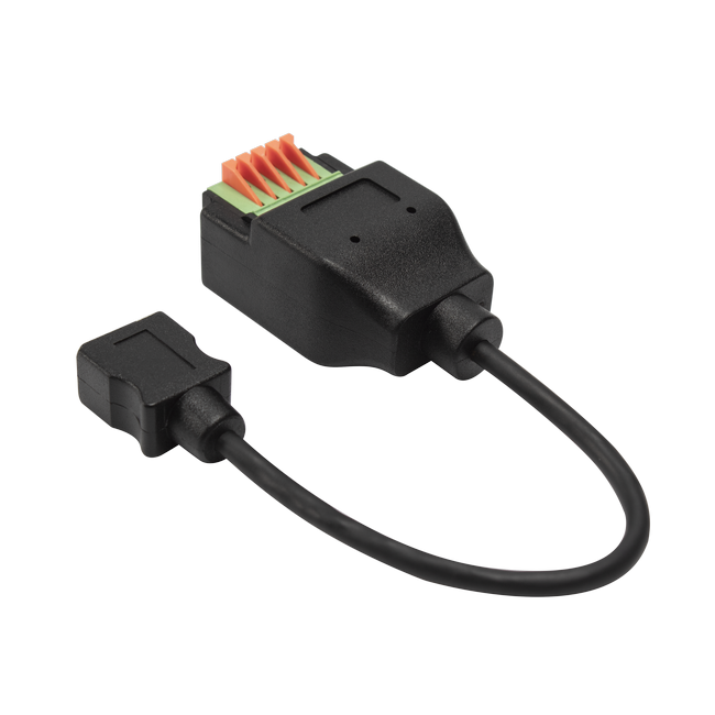 USB Micro B Female To 5pins Terminal Block Adapter Cable With Push Button