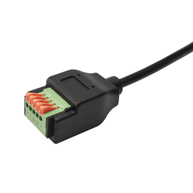 USB Micro B Female To 5pins Terminal Block Adapter Cable With Push Button