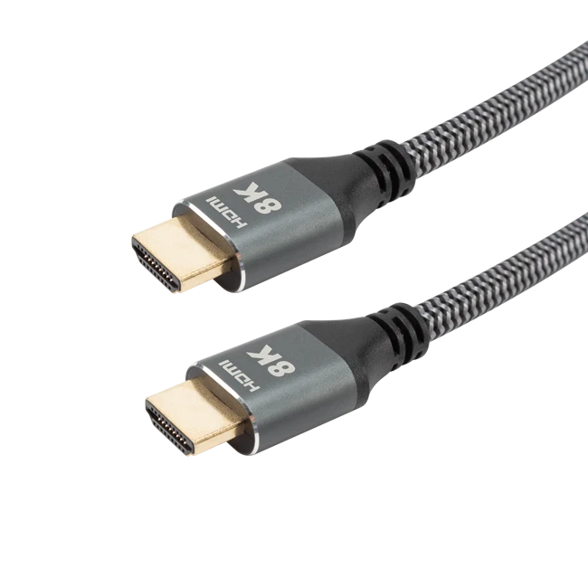 8K Ultra High Speed HDMI 2.1 Male To Male Slim Braided Cables